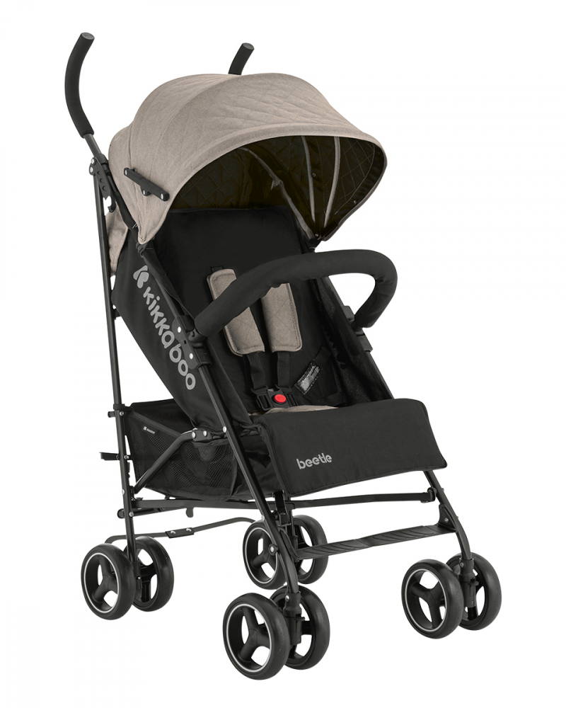 KikkaBoo Beetle Beige - Carucior Sport Usor si Pliabil - imagine 9