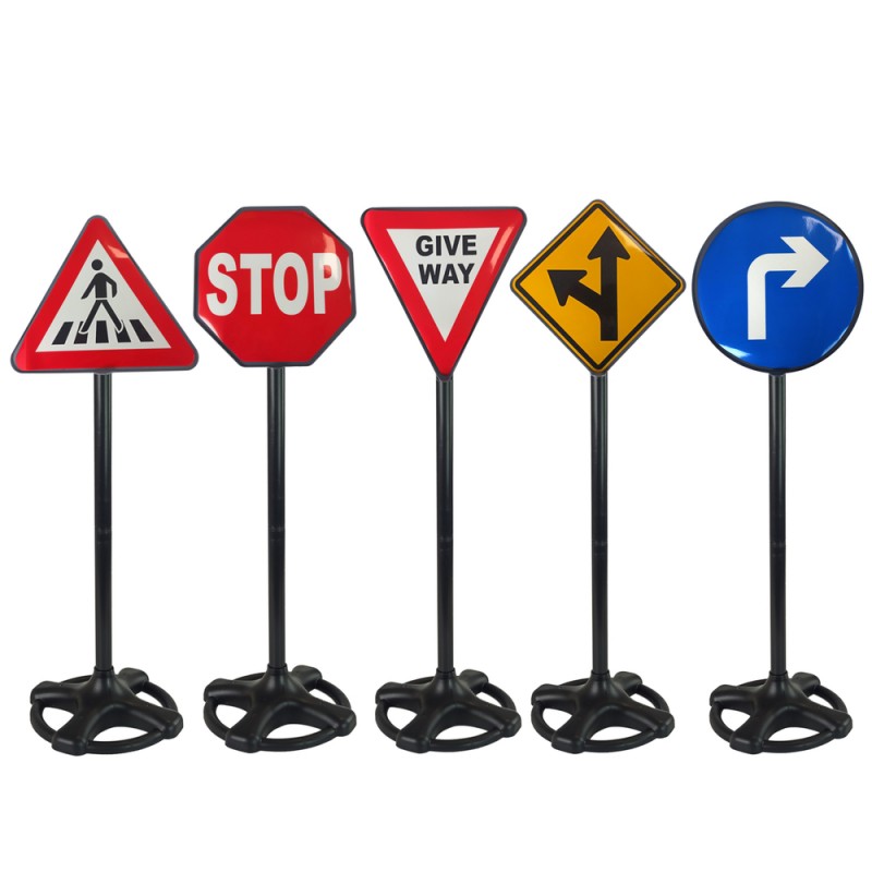 Set Semne Circulație Leantoys | Învață Trafic