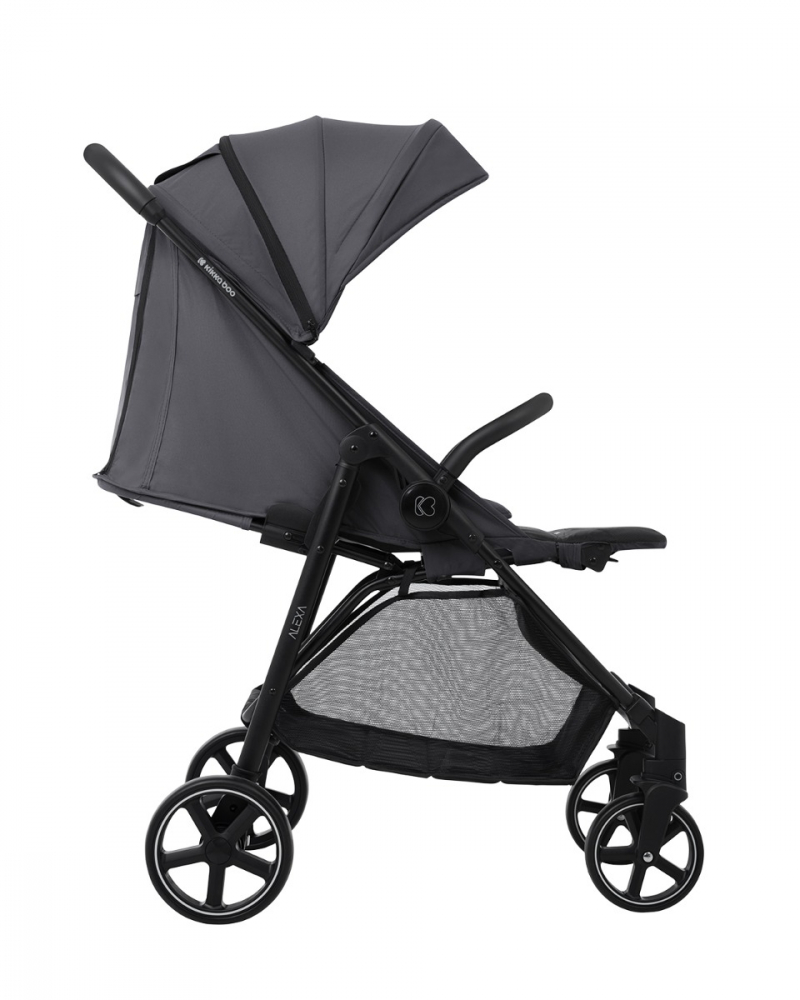 Carucior Sport KikkaBoo Alexa, Spatar Reglabil, Gri - imagine 3