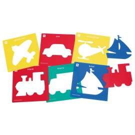 Șabloane Vehicule Moje Bambino, 6 Bucăți