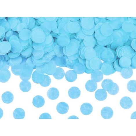 Tun Confetti Gender Reveal Bleu Party Deco - imagine 3