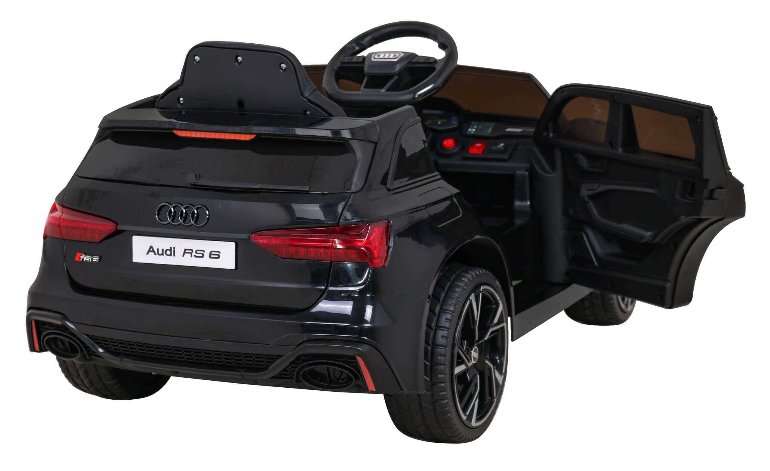 Masinuta Electrica Audi RS6 12V Negru - imagine 4