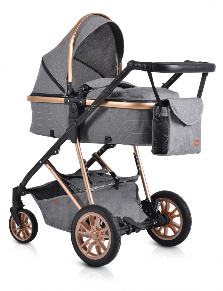 Moni Midas Grey 2in1 Carucior Copii Modular