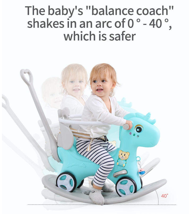 Balansoar 3 in 1 Nichiduta Happy Unicorn - imagine 3