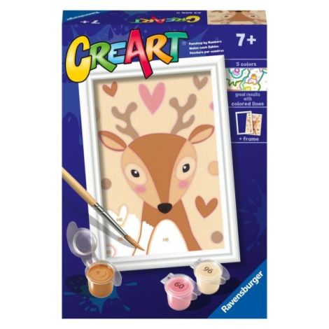 Ravensburger CreArt Pictură Cerb - Joc Creativ Copii