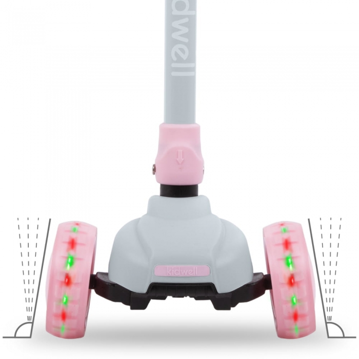 Trotineta Kidwell Jax Pliabilă 3 Roți LED - imagine 5