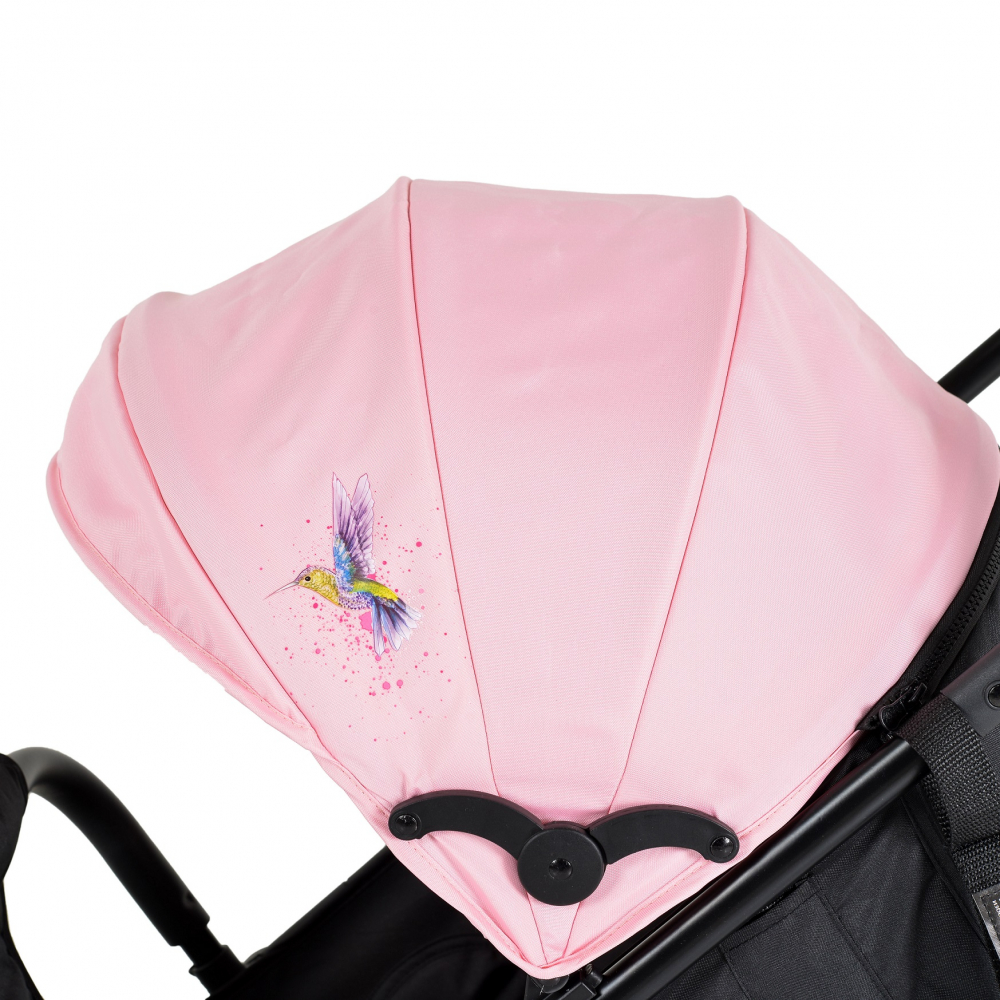 Carucior Sport Moni Colibri Pink, Pliere Compacta - imagine 7