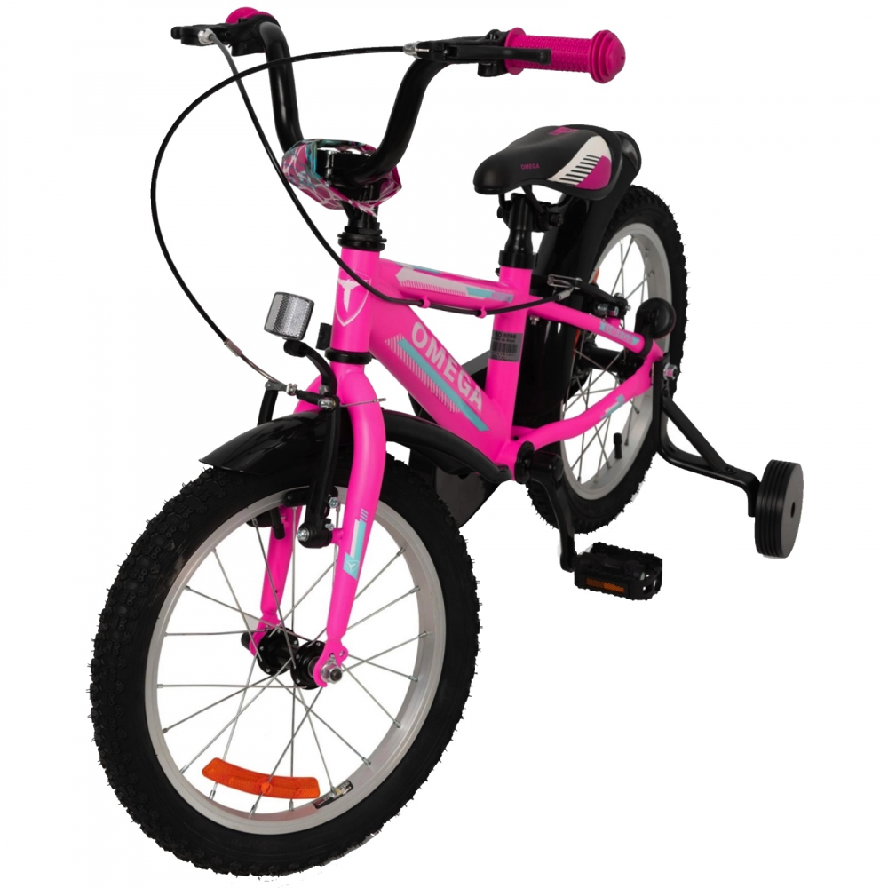 Bicicleta Omega Master 16" Roz, 4-6 Ani