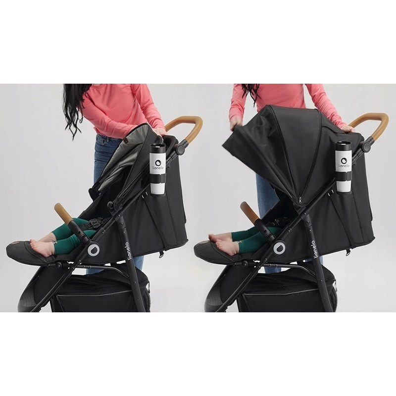 Carucior Sport Lionelo Natt Gri 0-22kg - imagine 2