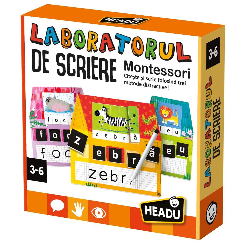 Headu Montessori: Joc Scriere Primii Pași