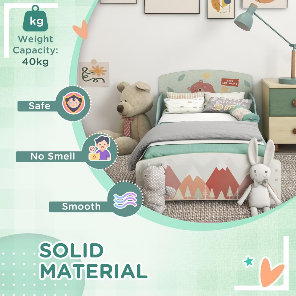 Pat junior Ginger Home 130x70 cu protecție - imagine 5