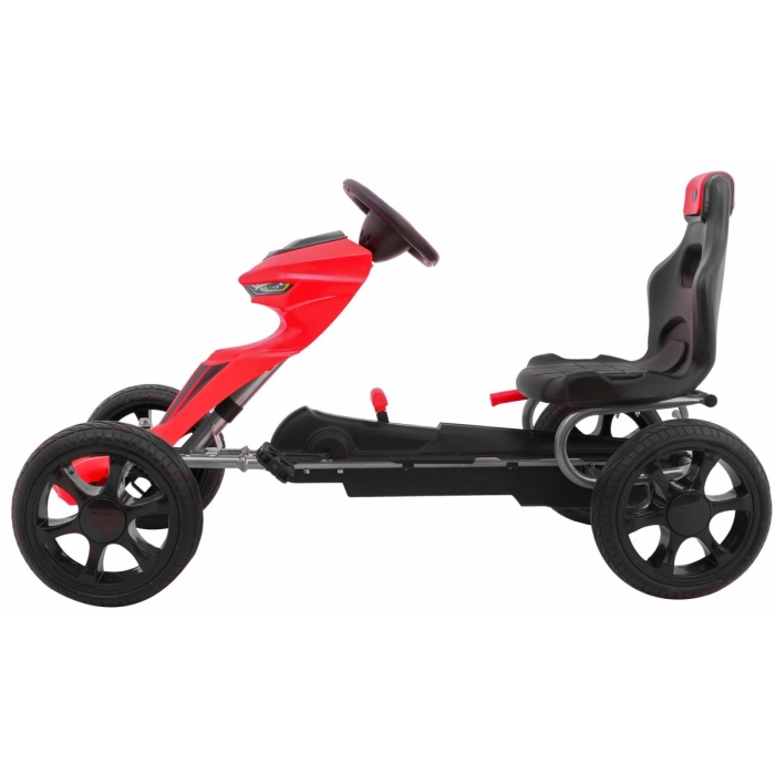 Kart Pedale Gokart Grand Ride Roșu 3 Ani+ - imagine 2