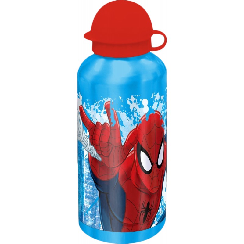 Recipient Apa 500ml Spiderman Aluminiu - imagine 3