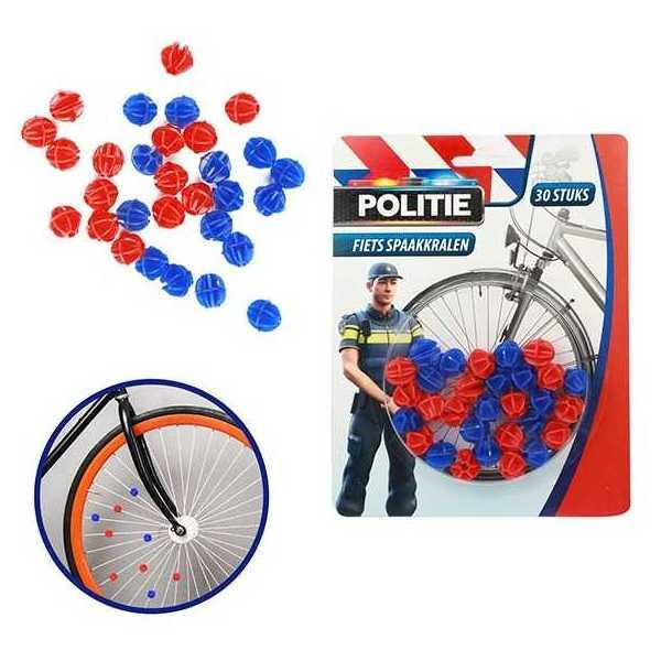 Set Ornamente Spite Bicicleta Poliție Toi-Toys - imagine 2