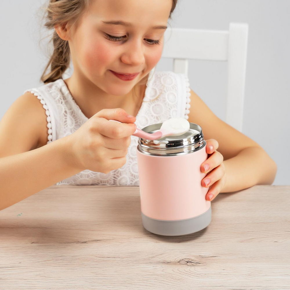 Cutie Termică Reer 300ml Vidată Otel Inoxidabil Roz