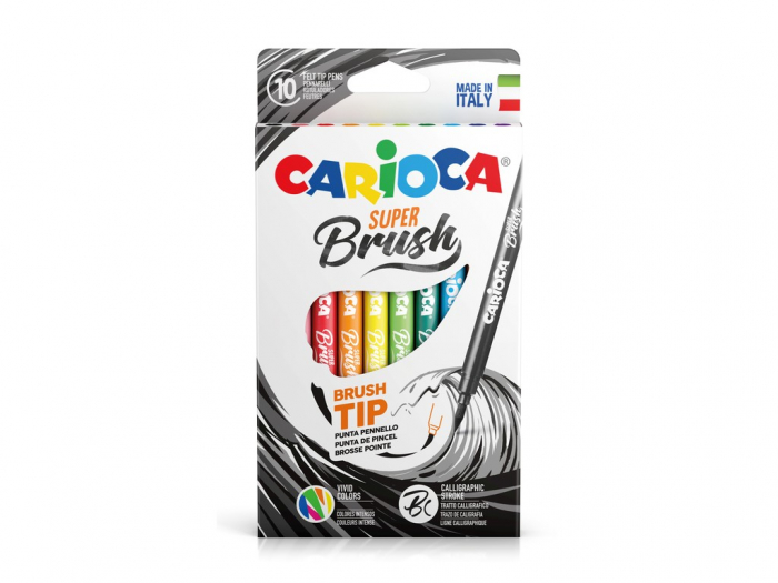 Set Carioca Super Brush, 10 buc | Carioca