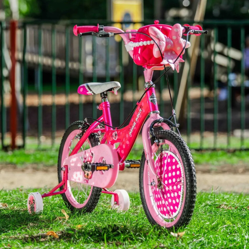 Bicicleta Huffy Minnie 16 inch cu Roti Ajutatoare - imagine 6