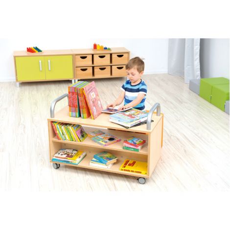 Dulap cu Roti Flexi Moje Bambino | Mobil pentru Carti - imagine 5