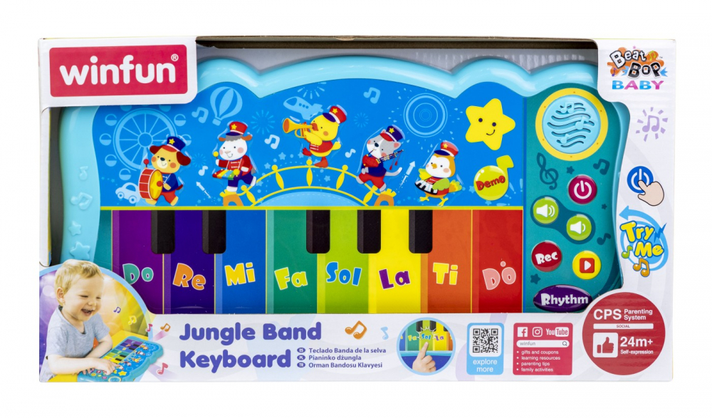 Winfun Orgă Muzicală pentru Copii, 8 Taste