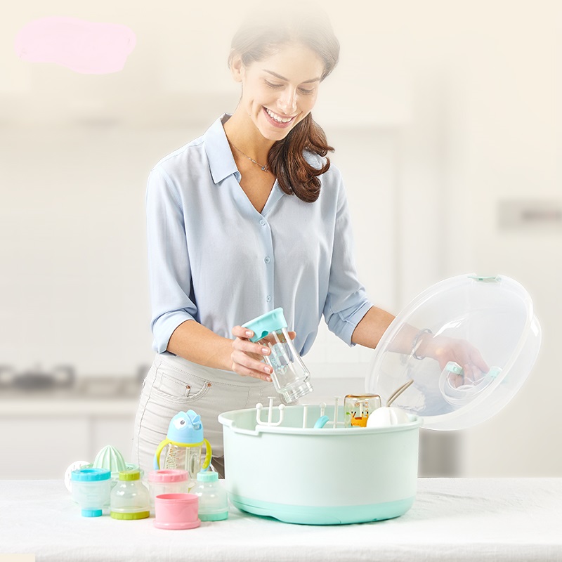 Cutie depozitare biberoane Little Mom, portabila - imagine 6