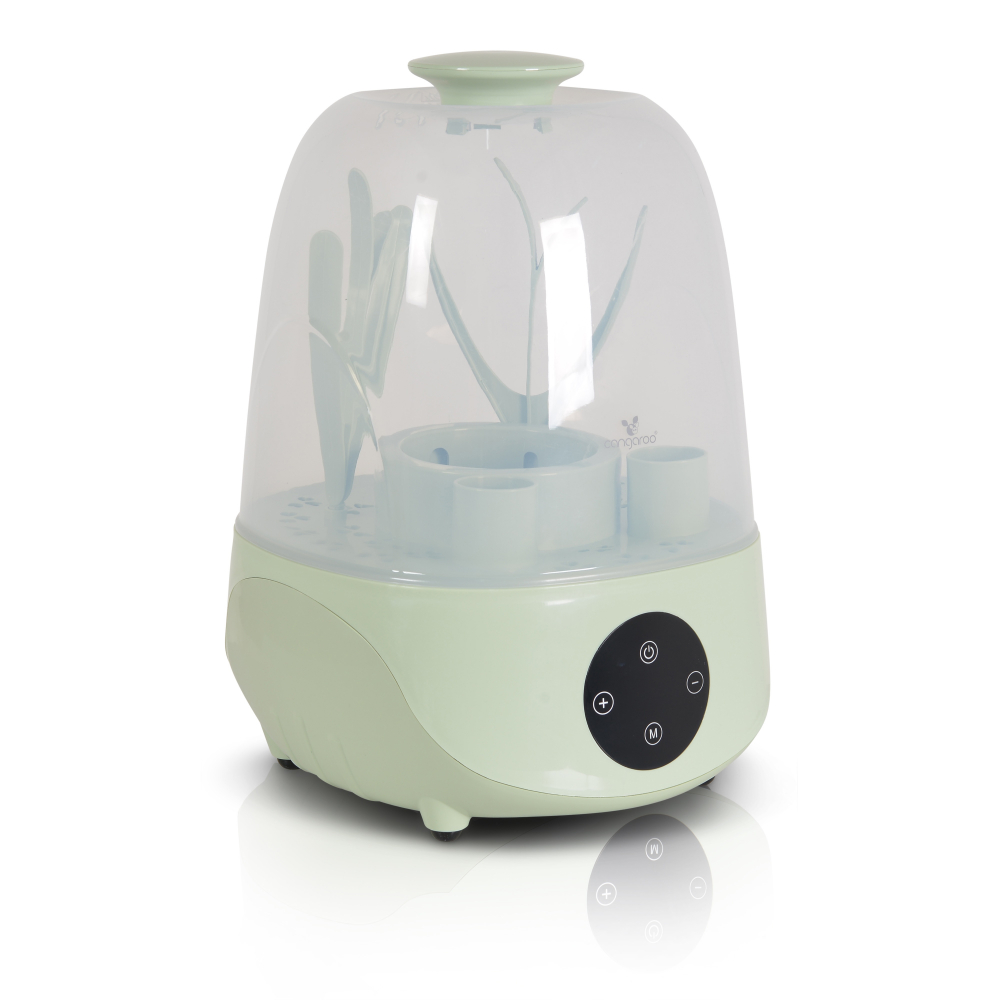 Sterilizator Cangaroo 6 Biberoane Uscare Verde - imagine 3