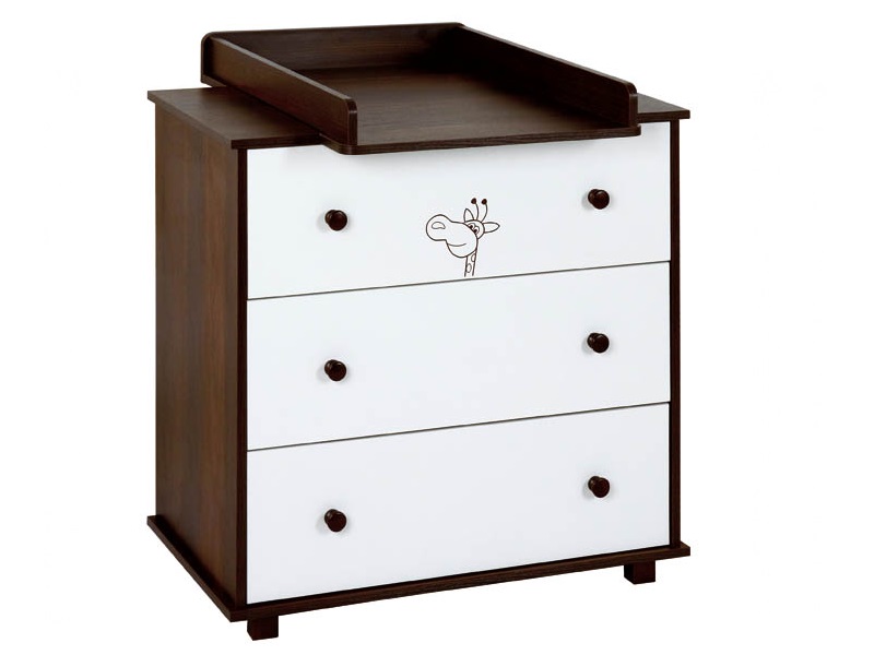 Set Mobilier Copii Klups Safari Giraffe Wenge + Cadou