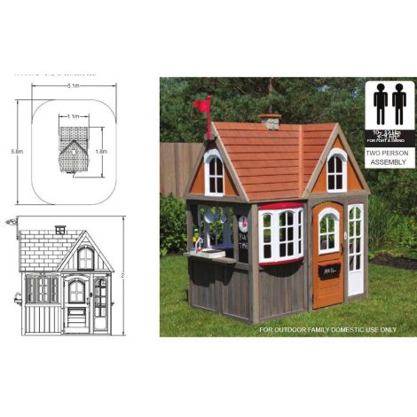 Casuta Lemn Kidkraft Greystone Cottage - imagine 5