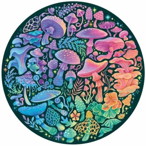 Puzzle Ravensburger 500 piese Cerc Ciuperci