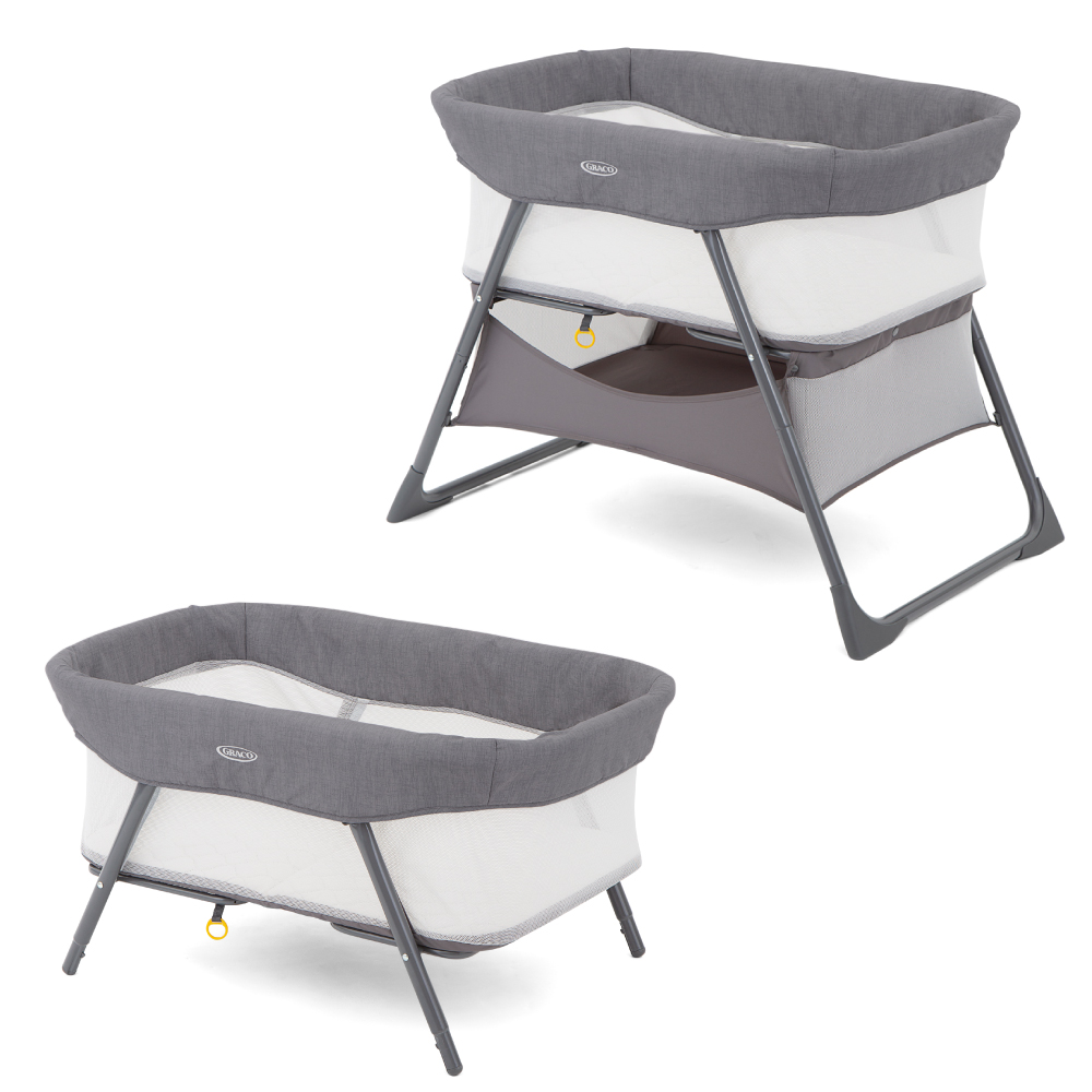 Patut Graco Side by Side 2in1 Pliabil, cu Saltea - imagine 2