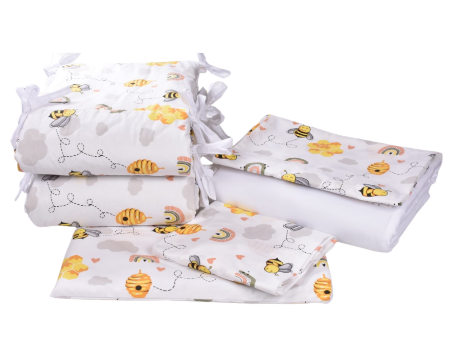 Set 7 piese Lenjerie Albinute Confort Family 120x60cm - imagine 2