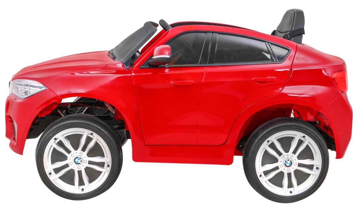 Mașinuță Electrică BMW X6M Visiniu Metalizat - imagine 5