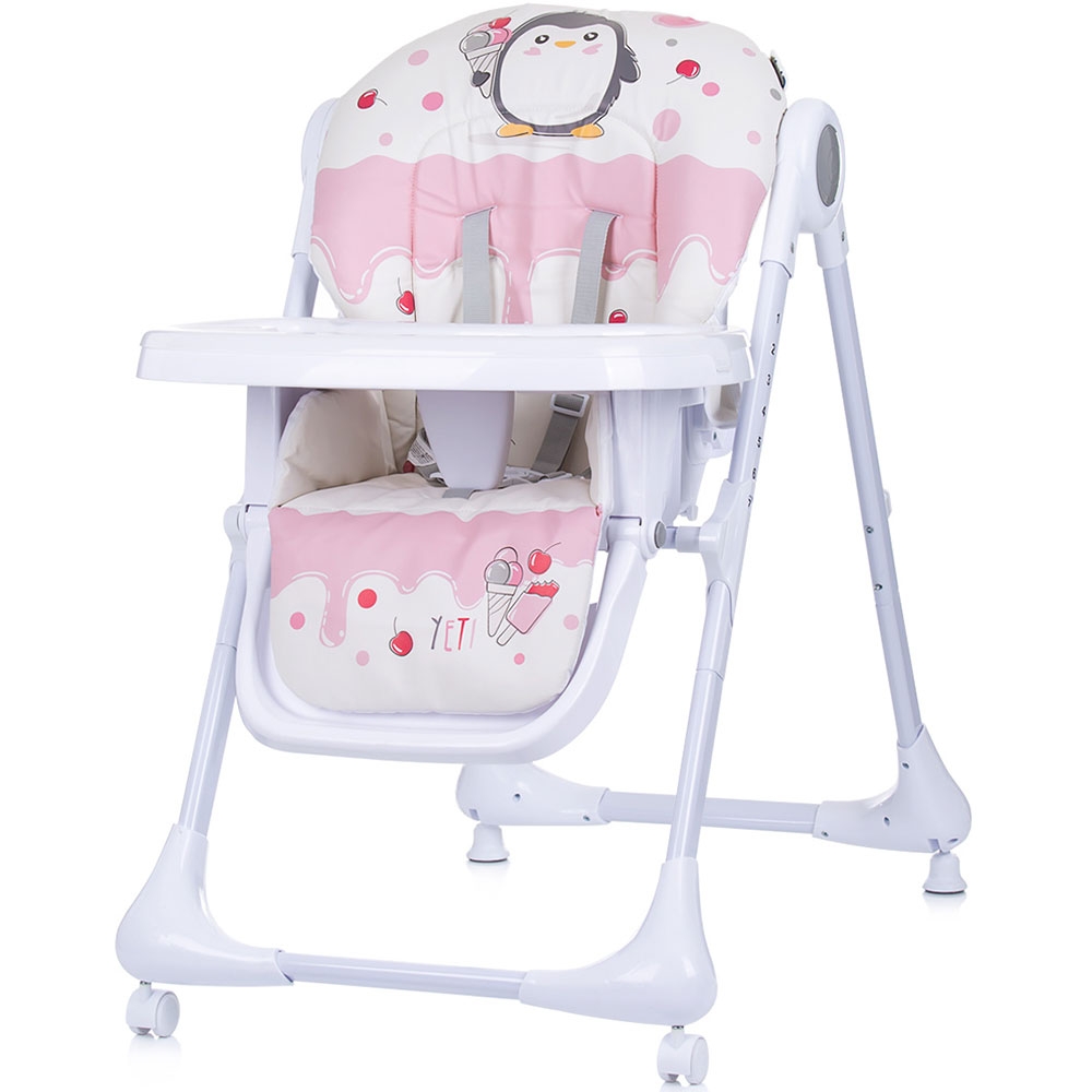 Scaun de masa Chipolino Yeti Rose, confortabil