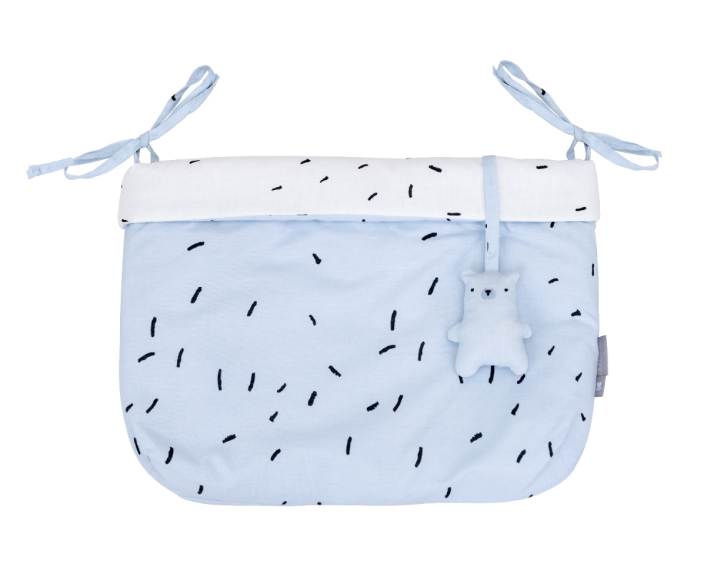 Coș Scutece Kikkaboo Bear Blue, Organizator Accesorii - imagine 2