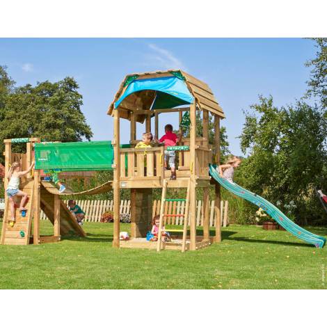 Complex Joacă Barn Jungle Gym cu Tobogan - imagine 6