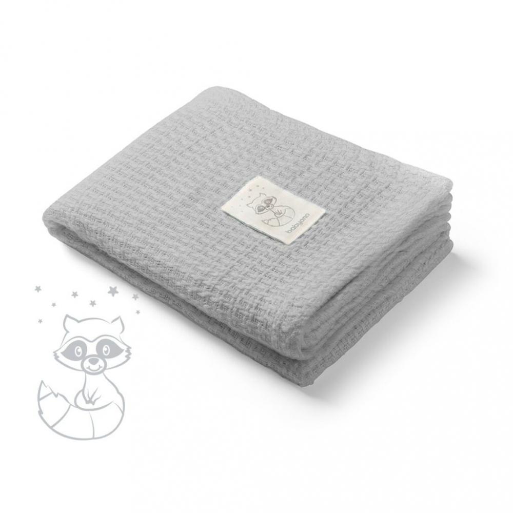 Paturica Baby Ono Bamboo Gri | Hipoalergenică și Moale - imagine 3