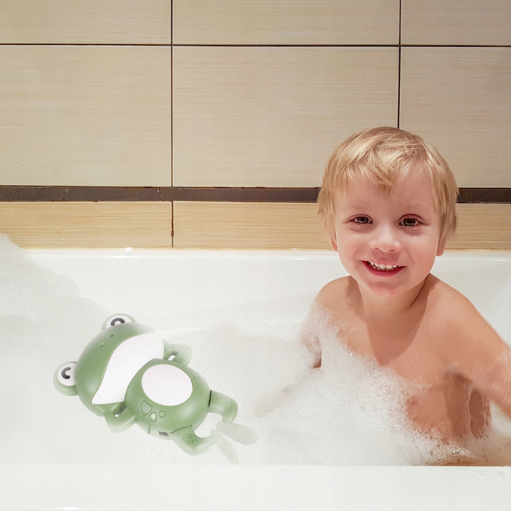Broasca Malplay pentru Baie - Jucarie Verde - imagine 8