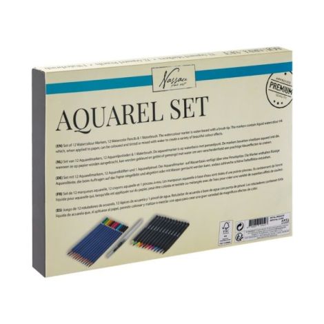 Set Artistic Acuarela Nassau | 25 Piese Creativ - imagine 2