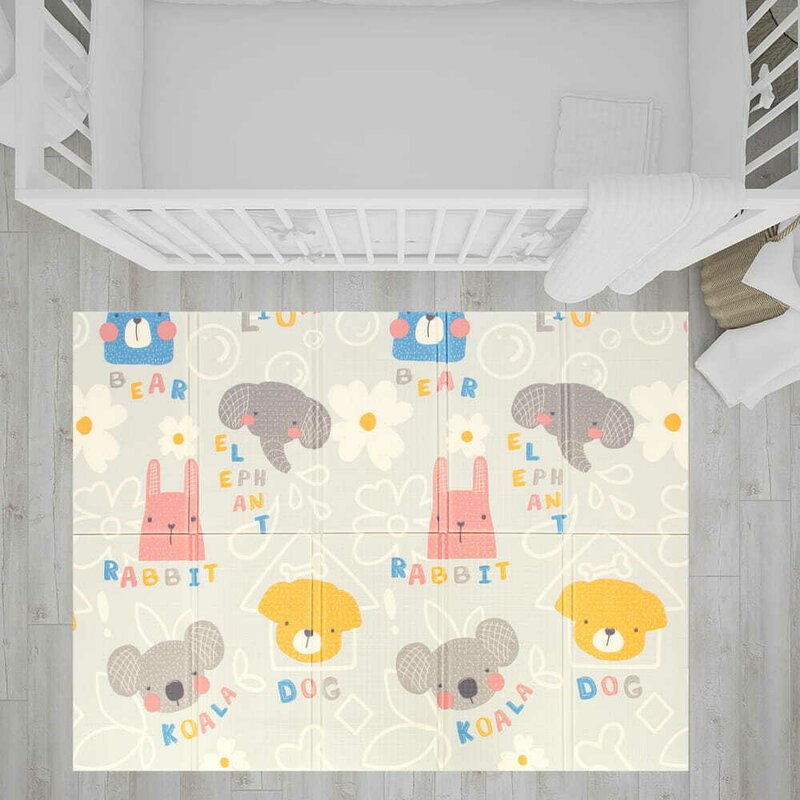Covoras Bocioland Grey Elephant - Siguranta si Confort - imagine 2