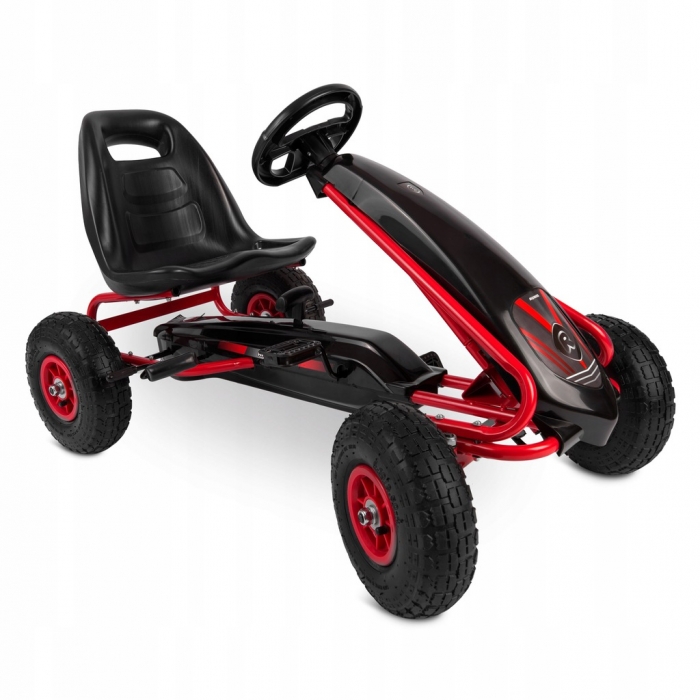Kart Pedale Ricokids RK590 Rosu pentru Copii - imagine 8