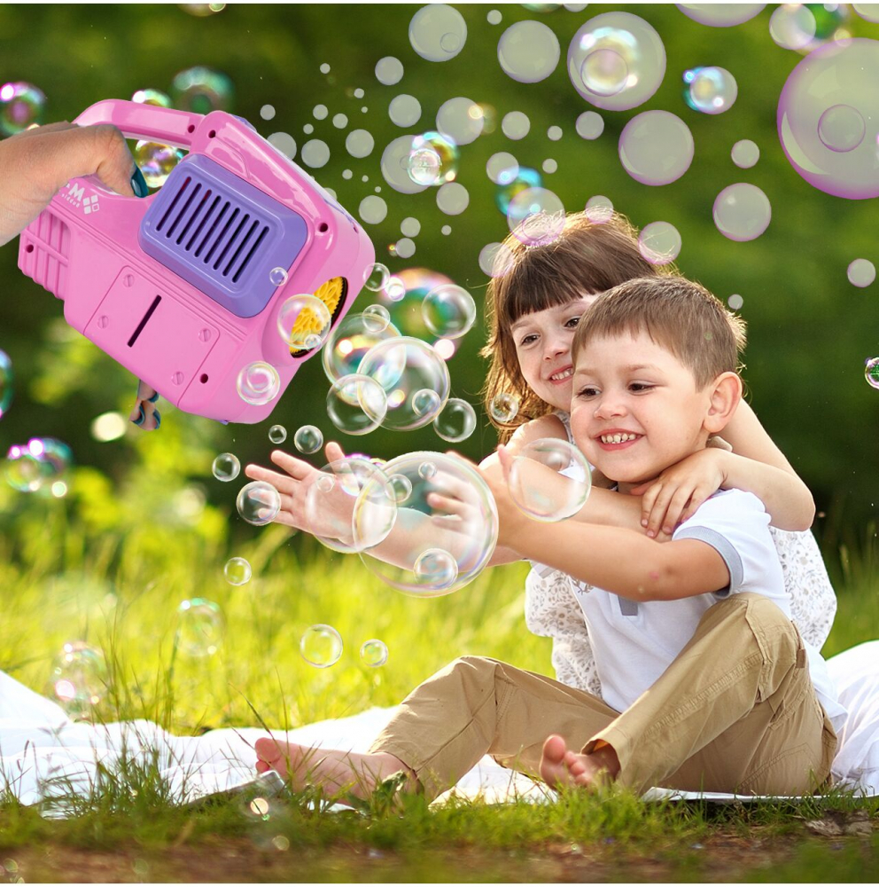 Mașină de Tuns Iarba cu Baloane de Săpun Pink Malplay - imagine 3