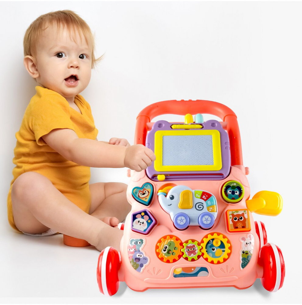 Antepremergator Malplay 2-in-1 Educational | Pink Elephant - imagine 11