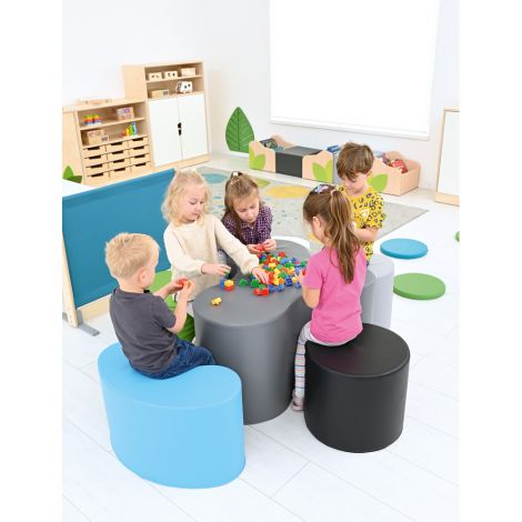 Set Masa si Scaune Puf Moje Bambino | Gradinita - imagine 8