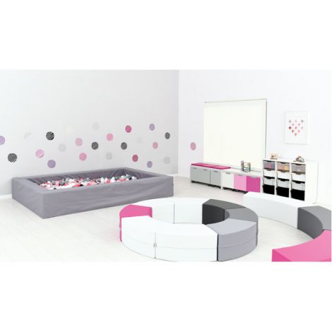 Piscina Bile Roz Moje Bambino 2x3m - Sigură și Confortabilă - imagine 4