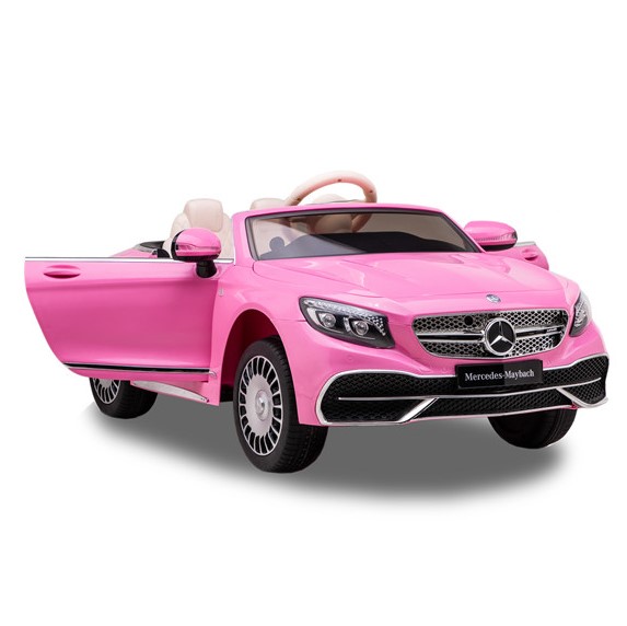 Mașinuță Electrică Mercedes Maybach S650 Roz - imagine 2