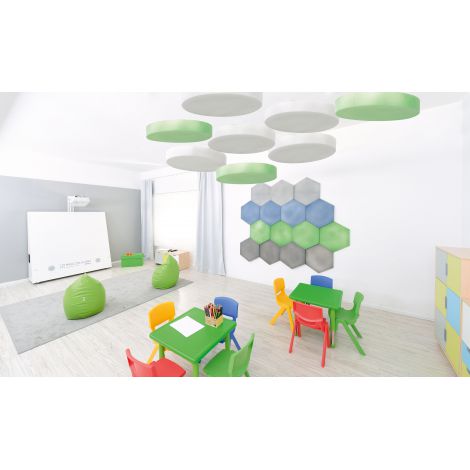 Panou Acustic Rotund Moje Bambino Verde - imagine 7