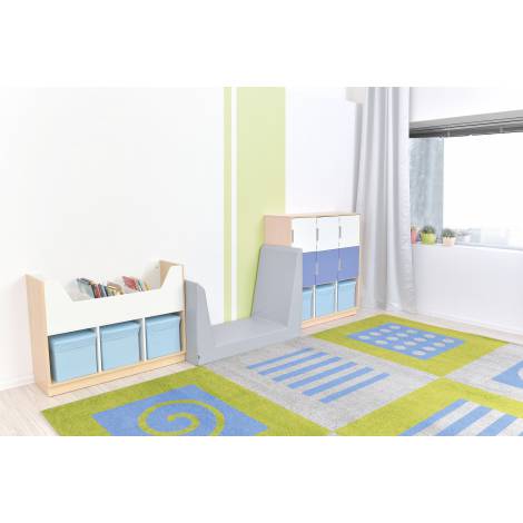 Saltea Gri Moje Bambino pentru Dulap Quadro Casuta - imagine 2