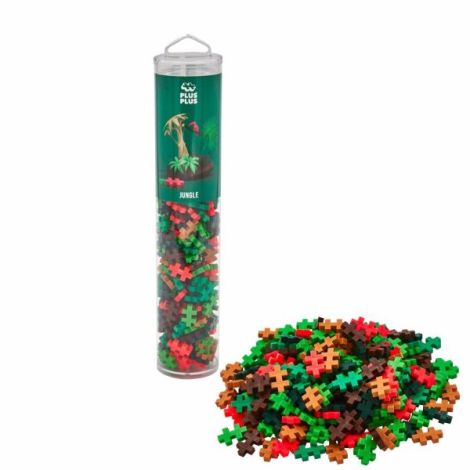 Set Plus-Plus Jungle Mix 240 piese - Creativitate STEM - imagine 2