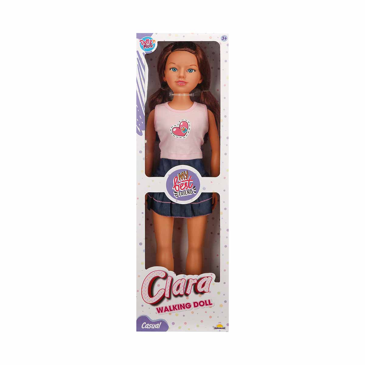 Păpușă Clara Casual 80 cm | Dollz'n More