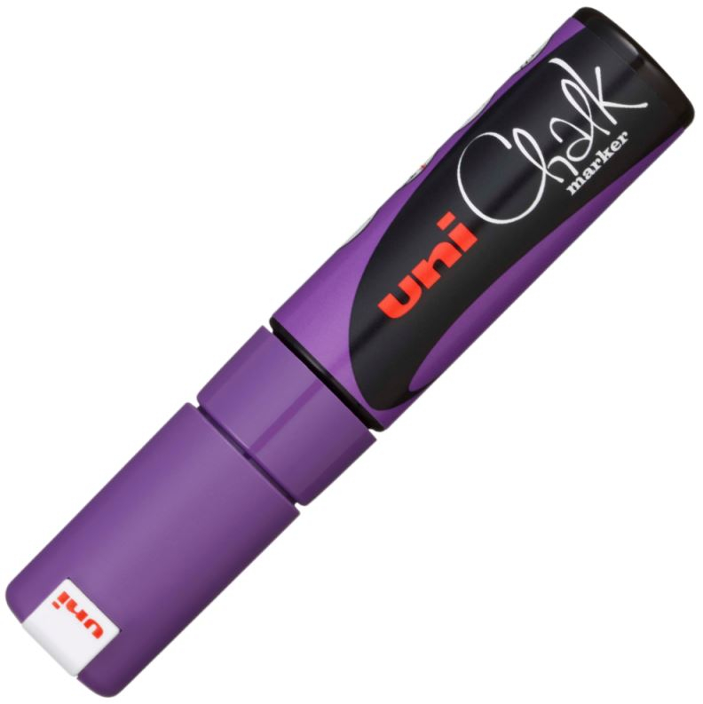 Marker Cretă Lichidă Uni Chalk, Violet, 8 mm