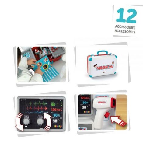 Smoby Medical Case Trusă Doctor Jucărie - imagine 3